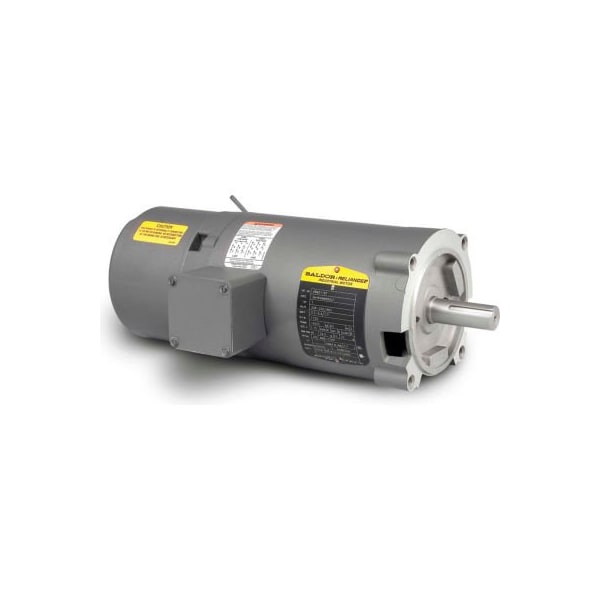 Baldor-Reliance Motor VBM3108, .5HP, 1725RPM, 3PH, 60HZ, 56C, 3416M, OPEN, F1